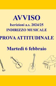 prova attitudinale 2024