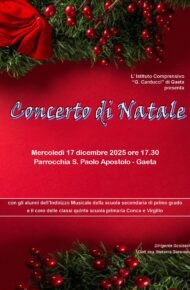 locandina concerto di natale 2025