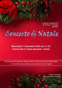 locandina concerto di natale 2025